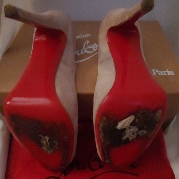 CHRISTIAN LOUBOUTIN Veau Velours Very Prive 120 - Picture 6 of 8